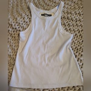 NWT Mother white tank top